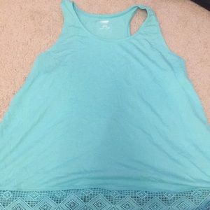 Turquoise tank top